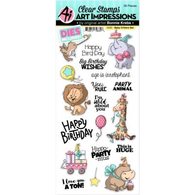 Art Impressions Clear Stamps - Baby Critters